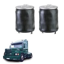 Kit Bolsa Ar Suspensao Eixo Tração Scania S3 143 Eu Completa