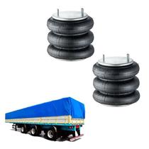 Kit Bolsa Ar Suspensor Eixo Germani 3 Gomos Re. Fixação Cruz Kit Bolsa Ar Suspensor Eixo Germani 3 Gomos Re. Fixação Cruz