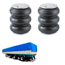 Kit Bolsa Ar Suspensor Eixo Kll Reforçada 3 Gomos Kit Bolsa Ar Suspensor Eixo Kll Reforçada 3 Gomos