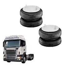 Kit Bolsa Ar Suspensor Quarto Eixo Scania 2014 2 Gomos