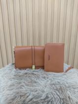 Kit Bolsa Bag e Carteira Em Material SINTÉTICO Cheer & Rose