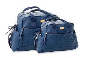 Kit Bolsa Bebê Maternidade City Azul Marinho