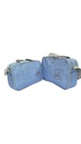 Kit Bolsa Bebê Maternidade Mave Com 02 Peças Bordado Ursinho Mel