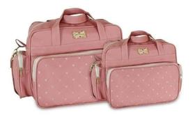 Kit bolsa bordada cor goiaba Kit bolsa bordada cor goiaba