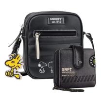 KIT Bolsa + Carteira Snoopy