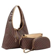 Kit Bolsa Chenson Feminina Monograma Dupla Face CG85429 Kit Bolsa Chenson Feminina Monograma Dupla Face CG85429