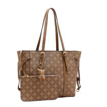 Kit bolsa chenson ombro + nécessaire monograma elemento gráfico 3485384