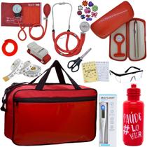 Kit Bolsa Cores Aparelho de Pressao Esfigmomanometro Estetoscópio Premium Kit Bolsa Cores Aparelho de Pressao Esfigmomanometro Estetoscópio Premium