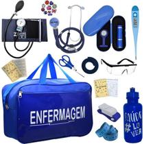 Kit Bolsa Cores Aparelho Pressao Esfigmomanometro Enfermagem Pa Med