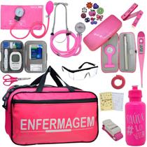 Kit Bolsa Cores Aparelho Pressao Esfigmomanometro Enfermagem Premium Kit Bolsa Cores Aparelho Pressao Esfigmomanometro Enfermagem Premium