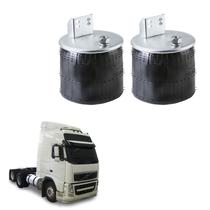 Kit Bolsa De Ar Terceiro Eixo Volvo Fh 2013 2014 Comp. Maior