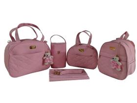 kit bolsa de bebê redonda com mochila saída de maternidade menino/menina