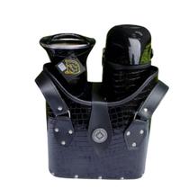 Kit Bolsa de Chimarrão 1 Litro Couro Croco - 5 Peças Kit Bolsa de Chimarrão 1 Litro Couro Croco - 5 Peças