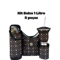 Kit Bolsa de Chimarrão 1 Litro Estampado