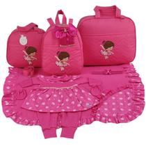 Kit Bolsa de Maternidade 3 Peças Bailarina Saida Menina