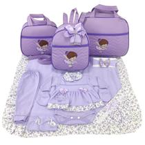 Kit Bolsa de Maternidade 3 Peças Bailarina Saida Menina