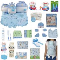 Kit Bolsa de Maternidade 3 Peças + Saída maternidade + Enxoval Master menino Kit Bolsa de Maternidade 3 Peças + Saída maternidade + Enxoval Master menino