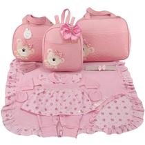 Kit Bolsa de Maternidade 3 Peças Urso Saída Menino ou Menina Kit Bolsa de Maternidade 3 Peças Urso Saída Menino ou Menina