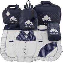 Kit Bolsa de Maternidade 5 Peças Nuvem Saída Menino Kit Bolsa de Maternidade 5 Peças Nuvem Saída Menino