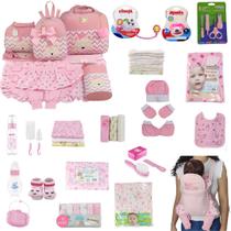 Kit Bolsa de Maternidade 5 Peças Saída maternidade Enxoval Master menina