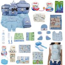 Kit Bolsa de Maternidade 5 Peças Saída maternidade Enxoval Master menino