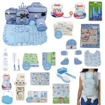 Kit Bolsa de Maternidade 5 Peças + Saída maternidade + Enxoval Master menino - LET BABY BOLSAS DE MATERNIDADE