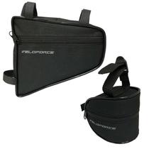 Kit Bolsa de Selim + Bolsa De Quadro Bike Ciclismo Veloforce