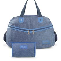 Kit Bolsa De Viagem/academia E Necessaire Joy - Jacki Design Azul Kit Bolsa De Viagem/academia E Necessaire Joy - Jacki Design Azul