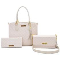 Kit bolsa duas bolsas e uma carteira