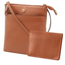 Kit Bolsa e Carteira de Couro Mariart Itacaré + 649