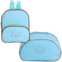 kit bolsa e mochila maternidade malas de bebê menino menina - Sulfábricas