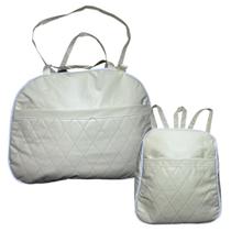 Kit Bolsa e Mochila Para Saída Maternidade Bordada Menina Menino Kit Bolsa e Mochila Para Saída Maternidade Bordada Menina Menino