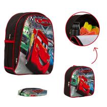 Kit Bolsa Escolar Masculina Infantil Carros Costa Passeio