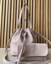 Kit bolsa feminina com alça transversal com carteira Kit bolsa feminina com alça transversal com carteira