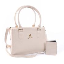 Kit Bolsa Feminina De Ombro Transversal Alça Ajustável + Carteira Kit Bolsa Feminina De Ombro Transversal Alça Ajustável + Carteira