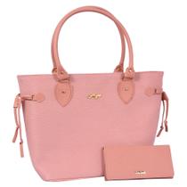 Kit Bolsa Feminina Grande ombro + Carteira