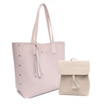 Kit Bolsa Feminina Grande Saco Espaçosa + Mochila Compacta Resistente Kit Bolsa Feminina Grande Saco Espaçosa + Mochila Compacta Resistente