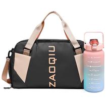 Kit Bolsa Feminina Masculina E Garrafa Squeeze Galão Àgua Escola Canudo Compacta Pronta Entrega Barata Original Dia Dia