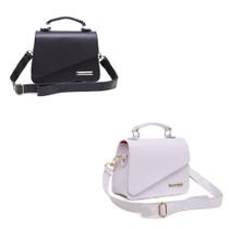 Kit bolsa feminina pequena alça tarnsversal