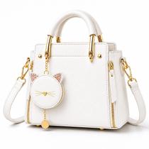 Kit Bolsa Feminina Transversal Ombro Bolsa Pequena TOte Resistente Lisa Impermeável Casual Presente Passeio Igreja Faculdade De lado De Ombro