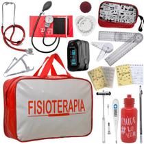 Kit Bolsa Fisioterapia Acadêmico Goniômetro Martelo Buck Fita Antropométrica Completo Pa Med