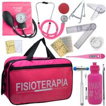 Kit Bolsa Fisioterapia Acadêmico Goniômetro Martelo Buck Fita Antropométrica Estagio