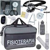 Kit Bolsa Fisioterapia Acadêmico Goniômetro Martelo Buck Fita Antropométrica Pa Med