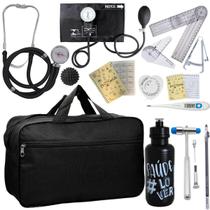 Kit Bolsa Fisioterapia Acadêmico Martelo Buck Goniômetro Fita Imc