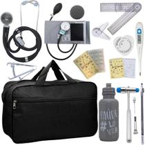 Kit Bolsa Fisioterapia Acadêmico Martelo Buck Goniômetro Fita Imc - Incoterm