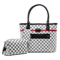 Kit Bolsa Glamour Xadrez Alice Monteiro Kit Bolsa Glamour Xadrez Alice Monteiro
