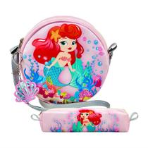Kit Bolsa Infantil Feminina com Estojo Sereia Magicc Bolsas KI-223