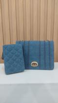 Kit Bolsa Jeans Com Carteira LC WINNI