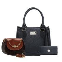 Kit Bolsa Lorena + Bolsa Transversal de Lado Feminina + Carteira Willibags . Kit Bolsa Lorena + Bolsa Transversal de Lado Feminina + Carteira Willibags .