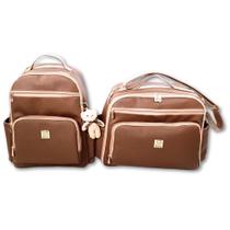Kit Bolsa Mala Maternidade Bebe Enxoval Grande + Mochila + Kit Bolsa Mala Maternidade Bebe Enxoval Grande + Mochila +